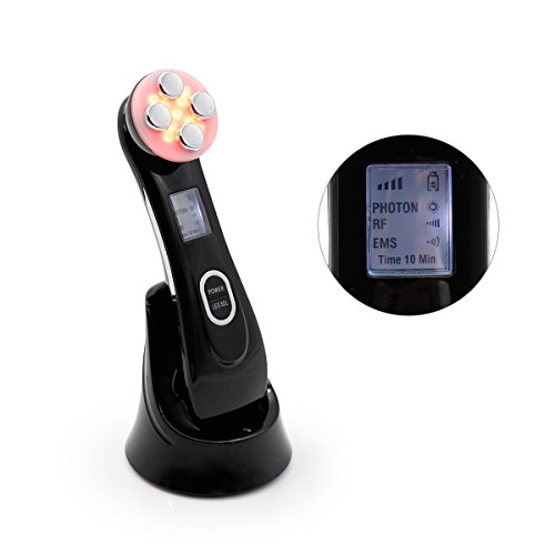 5 In 1 RF LED Photon Therapy Rejuvenation Face Skin Care Spa Beauty Device 5 In 1 RF LED Photon Therapy Rejuvenation Face Skin Care Spa Beauty Device -Black- TurboTech Co