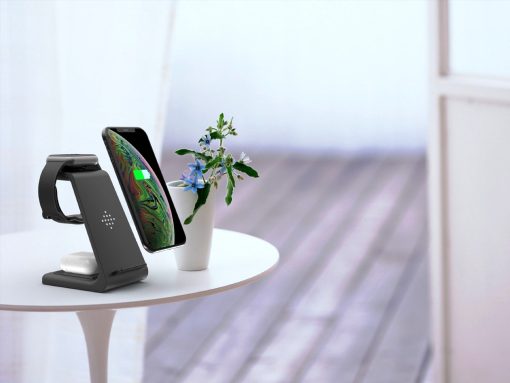 3-in-1 Stand Wireless Fast Charger TurboTech Co 12