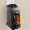 Portable Electric Wall Heater Plug and Play Heater Warmer Adjustable Thermostat Home-TurboTech215