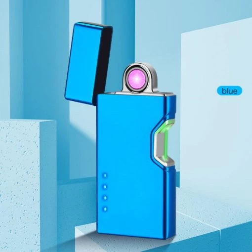 Double Charging Lighter AF Electric Lighter Touch Screen Flameless Windproof Pocket Rechargeable Lighter-TurboTech215