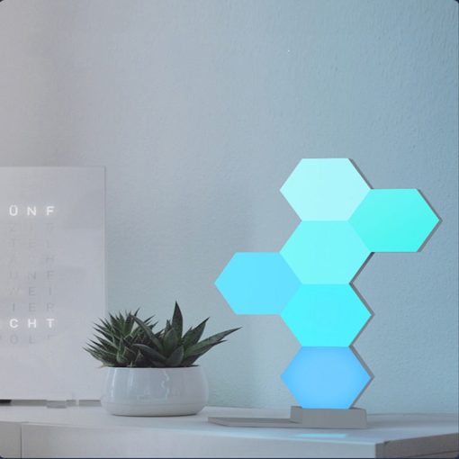 11 Pack Quantum Light LED Light Kit DIY RGB Colors Voice Control Smart Home TurboTech Co 2