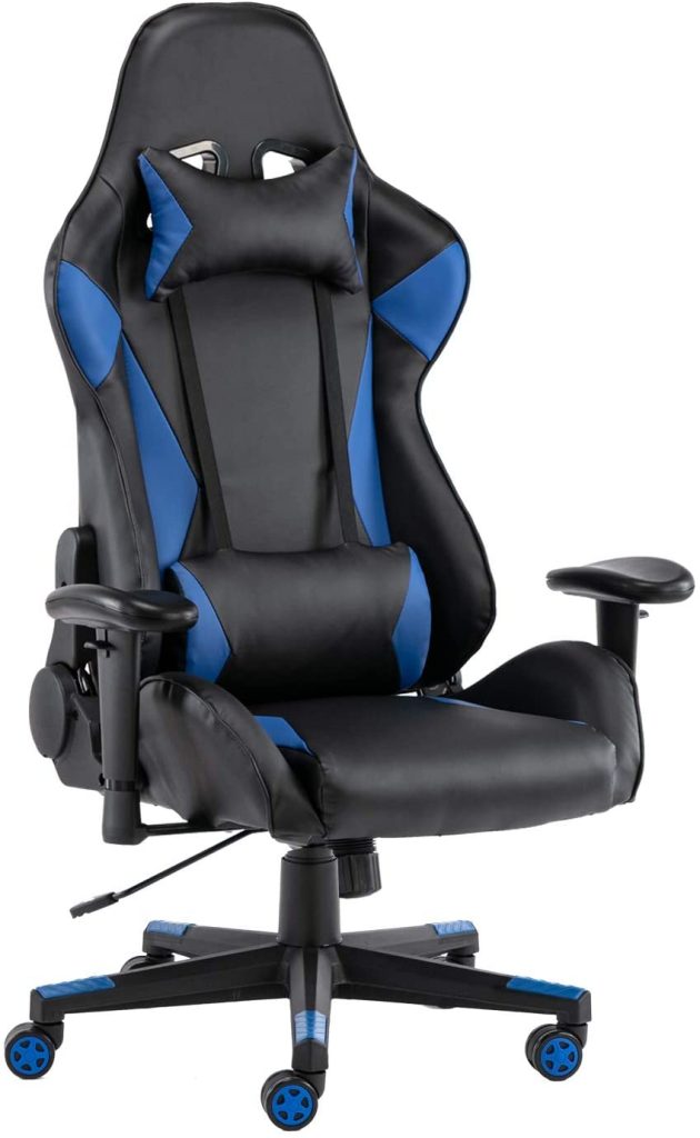 Gaming PC Chair With Lumbar Support With High Back Seat - TurboTech Co