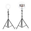 Tripod With Ring Light Mobile Phone Live Selfie Anchor Round LED Fill Light With Stand-TurboTech215