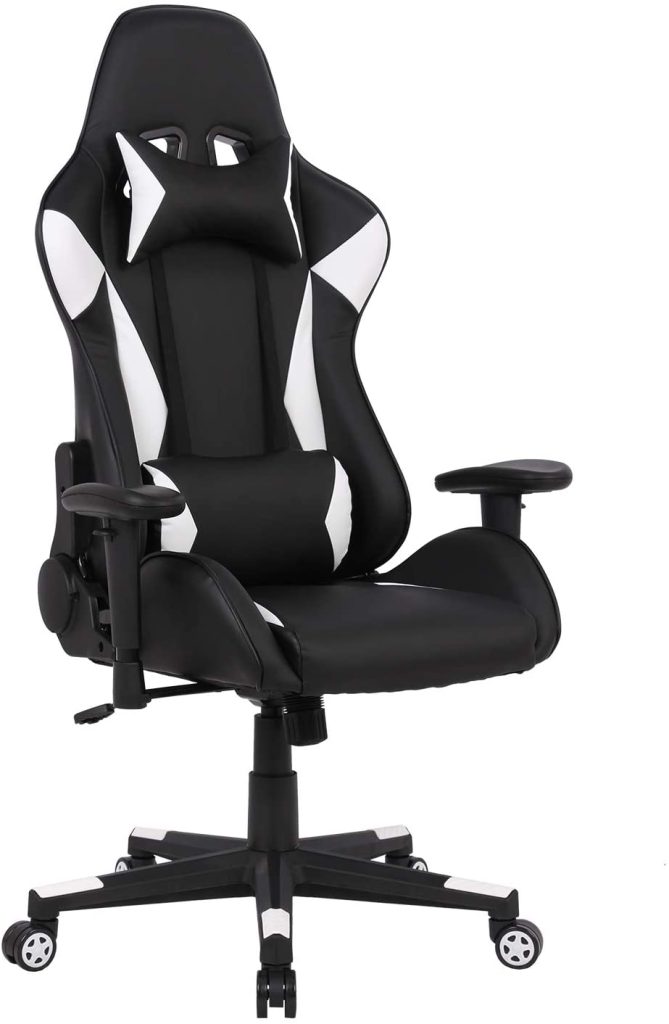 Gaming PC Chair With Lumbar Support With High Back Seat - TurboTech Co