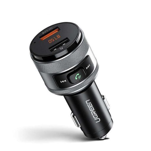 Fast Charger USB Car Charger Bluetooth FM Transmitter QC For IOS & Android-TurboTech215