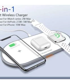 3 in 1 Wireless Charger Fast Charging Pad TurboTech Co 2
