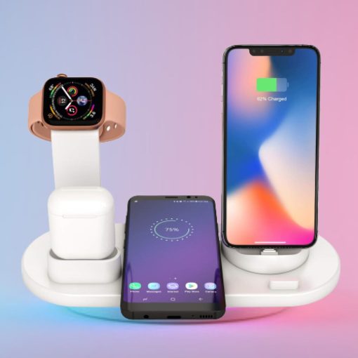 4 in 1 Wireless Charging Dock Charger Stand for iPhone Airpods Apple Watch TurboTech Co 5
