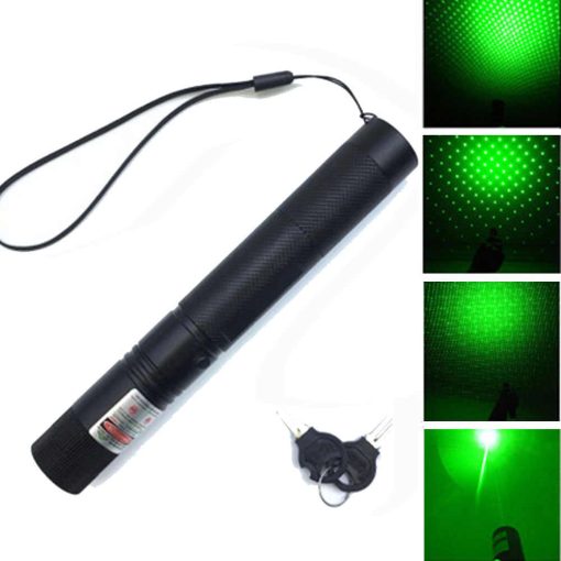 Green Laser Pointer Pen Power Visible Beam Light W/ Battery-TurboTech215