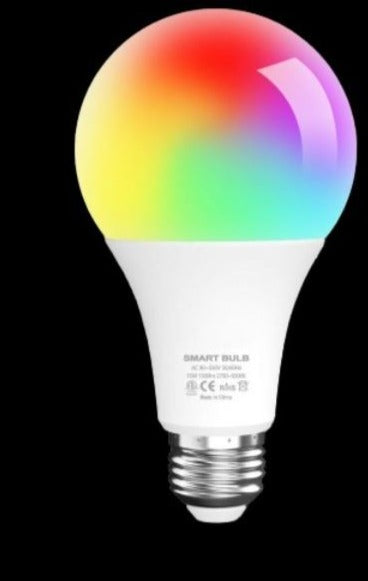 Wifi Smart LED Light Bulb RGB Dimmable For Alexa/Google Home-TurboTech215
