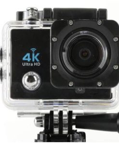 4K WiFi Action Camera Ultra HD Wi-Fi W/ Waterproof Case (Smartphone Control, Micro SD Card Slot)