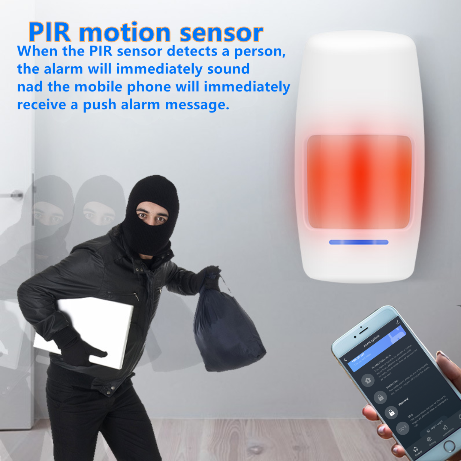 Security System Alarm Smart Home/Office Security Alarm WiFi Alarm System Kit-TurboTech215