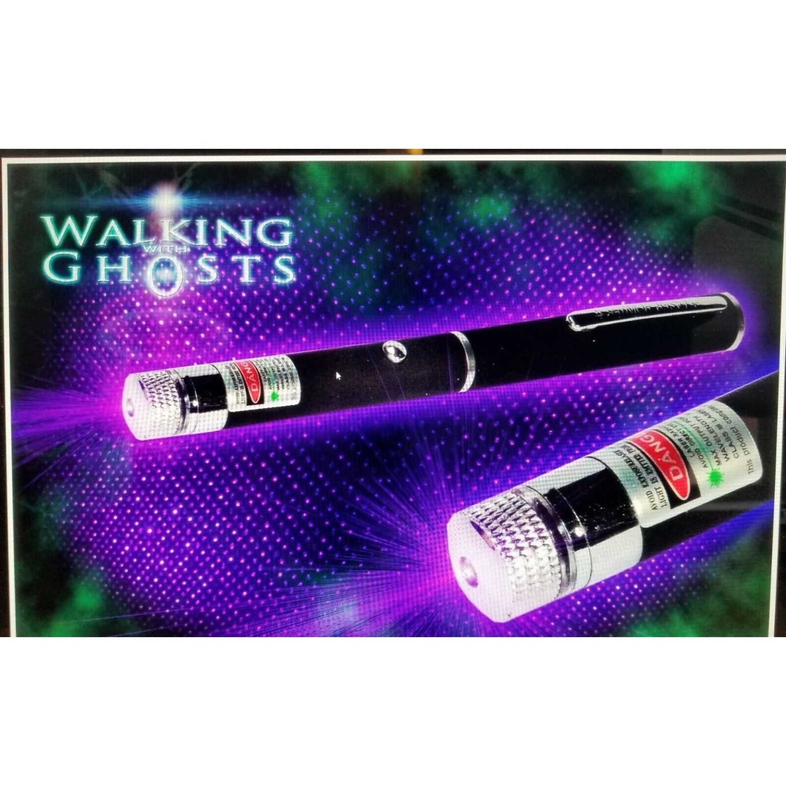 Purple Laser Pointer Pen Power Visible Beam Light W/ Battery-TurboTech215