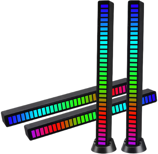 RGB LED Light Strip Music Sound Control 3D Display Pickup Rhythm Ambient Voice & APP Control-TurboTech215