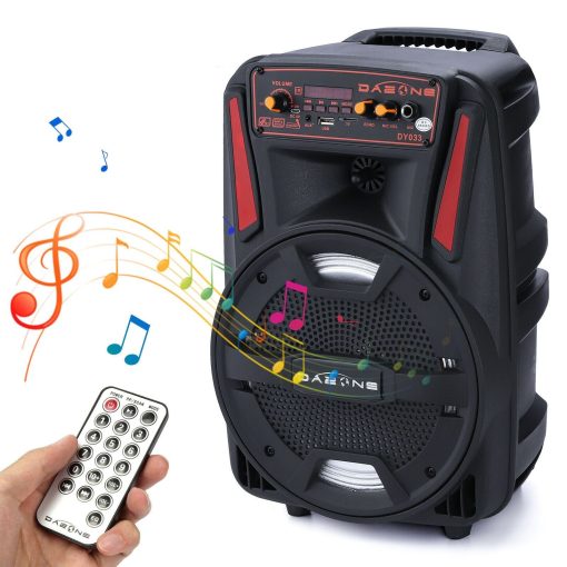 Portable FM Bluetooth Speaker Sound System Dj Party Tailgate With Remote-TurboTech215