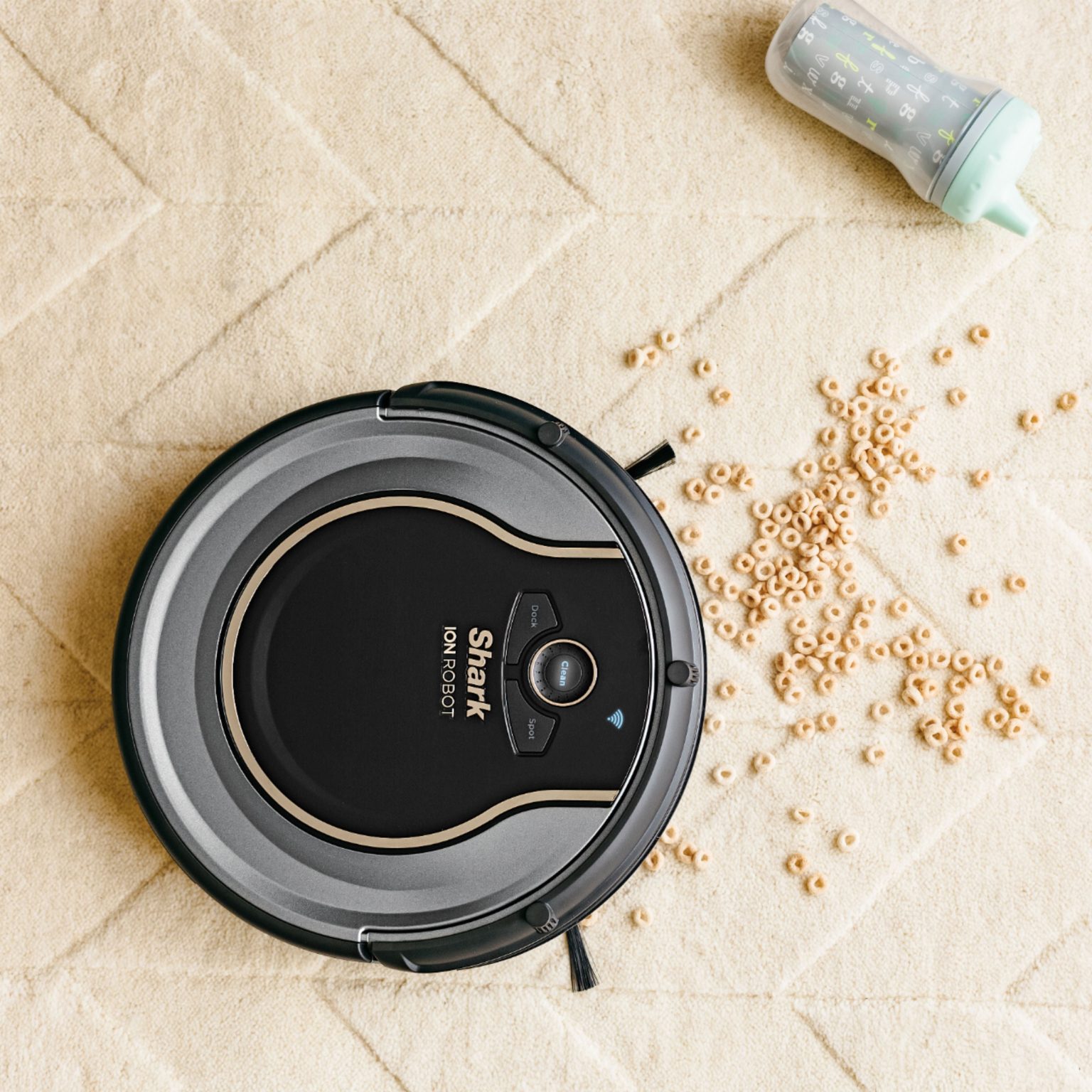 Smart Robot Vacuum With Wi-Fi Connectivity + Voice Control-TurboTech215