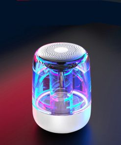 Portable Speakers Bluetooth Column Wireless Powerful Bass Radio with Variable Color LED Light-TurboTech.co