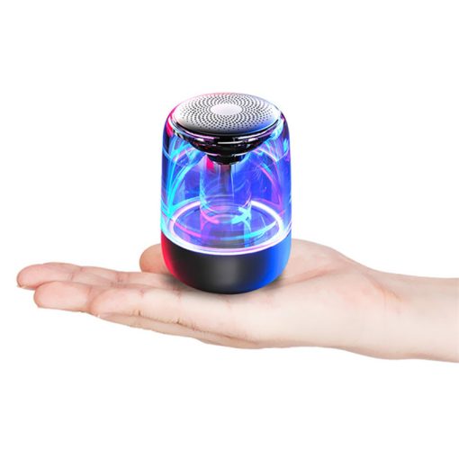 Portable Speakers Bluetooth Column Wireless Powerful Bass Radio with Variable Color LED Light-TurboTech.co