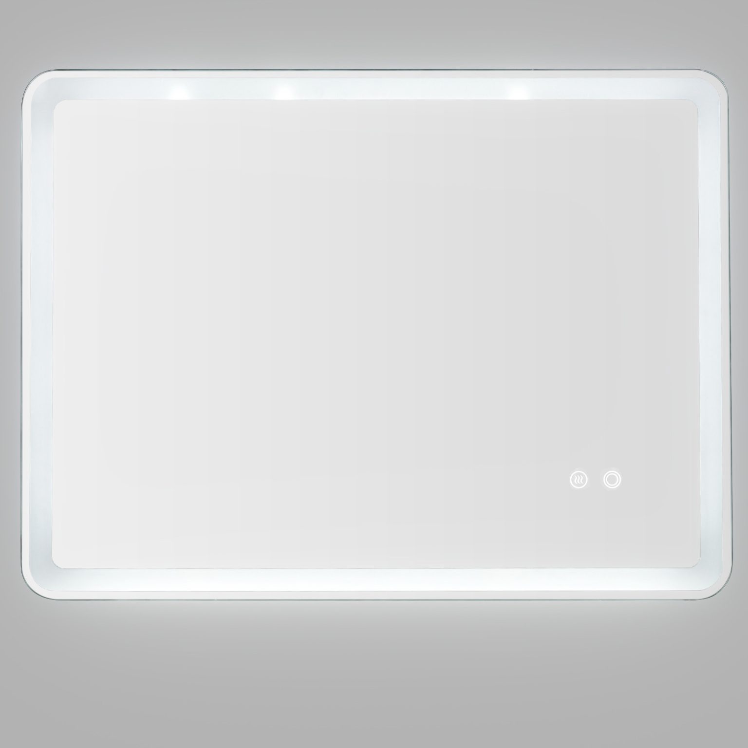 Bathroom LED Mirror Anti-Fog Dimmable Wall Mounted Vanity Mirror With Lights-TurboTech.co