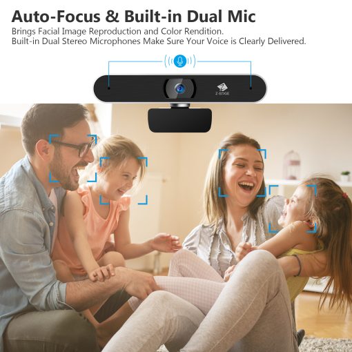Full HD 1080P Auto Focus Webcam For PC, Desktop And Laptop TurboTech Co 7