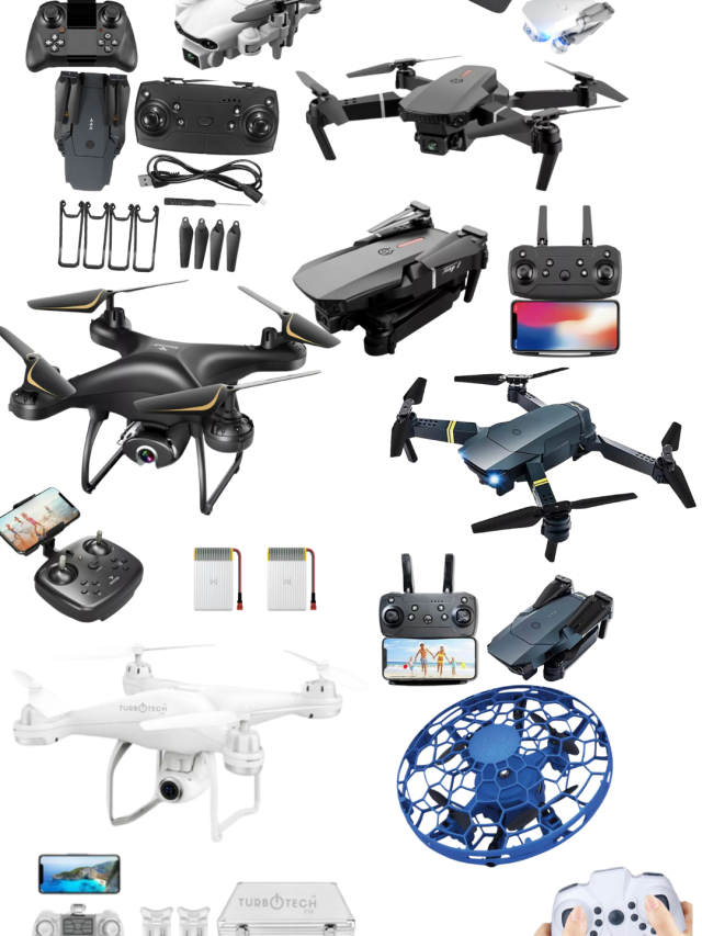 Top Drones With Cameras For Photos and Videos: 4K Pixel HD  Voice Control 3D 360 Rotation Quadcopter