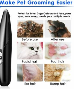 Pet Dog Cat Electric Trimmer Hair Clipper Low Noise Shaver Scissor Grooming Kit-TurboTech.co