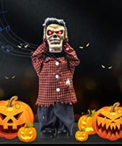 18 Inch Electronic Raise Head Ghost Indoor:Outdoor Halloween Decoration-TurboTech.co