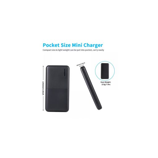 Power Bank Fast Charging With Dual USB Outputs And Type C & Micro Inputs Compatible With iPhone, Android-TurboTech.co