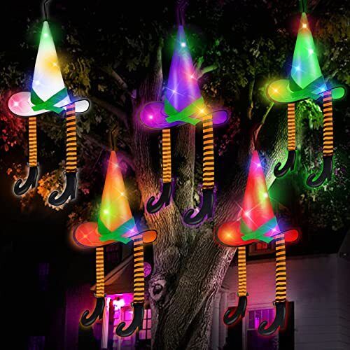 Hanging Witch Hat Lights with Legs -TurboTech.co 4