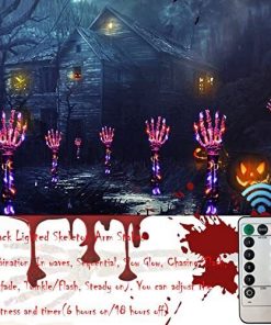 Skeleton Arms with purple and orange string String Lights-TurboTech.co