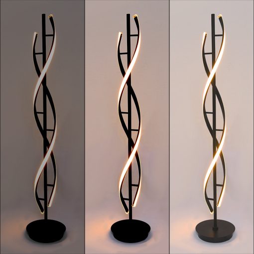 LED Spiral Floor Lamp Dimmable Warm White Dinning Living Room Bedrooms Lighting TurboTech Co 9