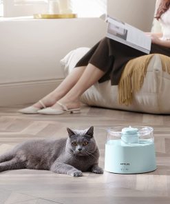 Cat Water Fountain With Wireless Pump Automatic Cat Fountain Smart Modes Easy To Clean Ultra Quiet Pet Water Fountain