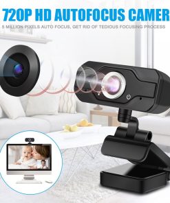 720P HD Megapixels USB2.0 Webcam Camera with MIC Clip-on for Computer PC Laptop