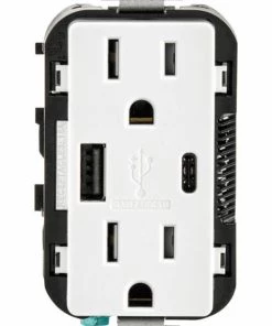 125V Receptacle & USB Charger TurboTech Co