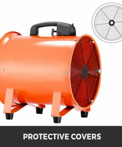 Ventilator Blower Fan Cylinder Fan 12Inch 520W 3300r/min Strong