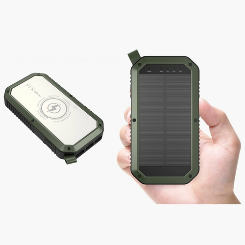 Mini Solar Powered Wireless Phone Charger 10,000 mAh With TurboTech Co 13