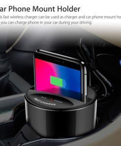 Wireless Fast Charging Car Charger Cup Holder TurboTech Co 2