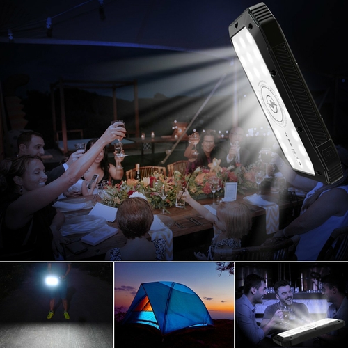 Mini Solar Powered Wireless Phone Charger 10,000 mAh With TurboTech Co 9