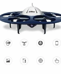 WiFi RC UFO Drone With Camera Kids Toy Quadcopter UFO Drone