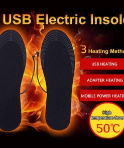 USB Heating Insoles Pad Feet Heated Shoes Heater Can Be Cut Winter Warmers For Boots Sneaker Shoes