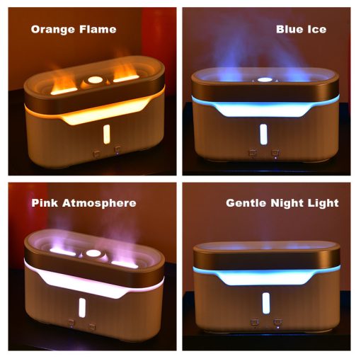 Jellyfish Flame Humidifier Simulation Flame Aromatherapy Humidifier Jellyfish Fog Circle Atmosphere Lamp Night Light TurboTech Co 6