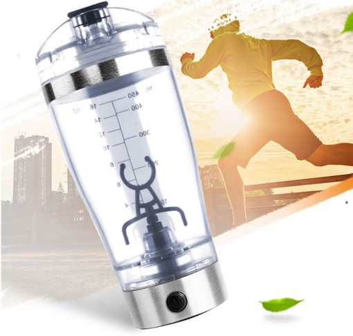 Electric Protein Shake Stirrer Coffee Blender Kettle Sports And Fitness Charging Electric Shaker Cup (Rechargeable USB) TurboTech Co 2