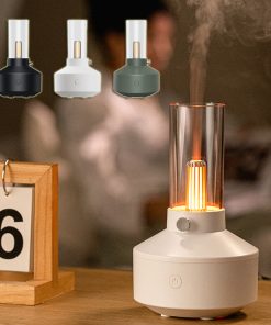Retro Light Aroma Diffuser Essential Oil LED Light Filament Night Light  Air Humidifier For Home TurboTech Co
