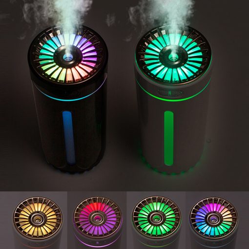 USB Wireless Air Humidifier – Ultrasonic, Colorful Lights, Quiet, Rechargeable Mist Maker for Car & Home TurboTech Co 5