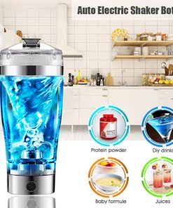 Electric Protein Shake Stirrer Coffee Blender Kettle Sports And Fitness Charging Electric Shaker Cup (Rechargeable USB)