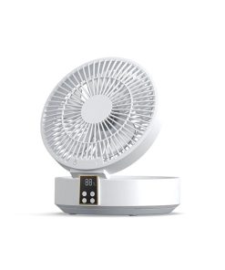 Portable Electric Folding Fan Remote Control Rechargeable Ceiling Usb Night Light Air Cooler Home and Office appliance TurboTech Co
