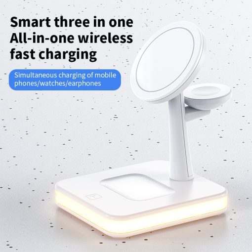4 In 1 Magnetic Wireless Charger Stand For IPhone 14 13 12 Pro Max Apple Apple 8 7 6 Airpods Fast Charging Dock Station TurboTech Co 8