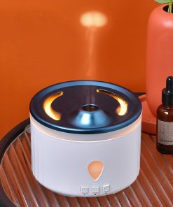 Ultrasonic Water Atomization Humidifier Desktop Volcano Aromatherapy