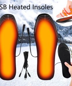 USB Heating Insoles Pad Feet Heated Shoes Heater Can Be Cut Winter Warmers For Boots Sneaker Shoes