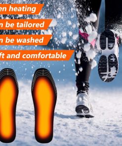 USB Heating Insoles Pad Feet Heated Shoes Heater Can Be Cut Winter Warmers For Boots Sneaker Shoes