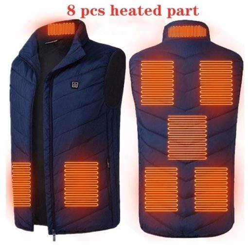 Heated Vest Washable Usb Charging Electric Winter Coat TurboTech Co 4